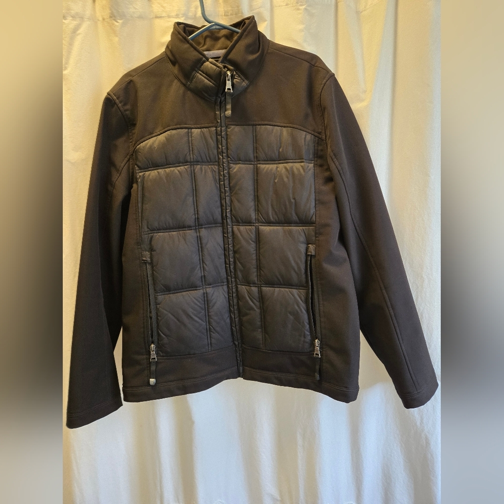 Men's Black Guess Jacket Large